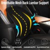 SANHSEHOME Lumbar Support Back Support for Office Chair 2 Pack