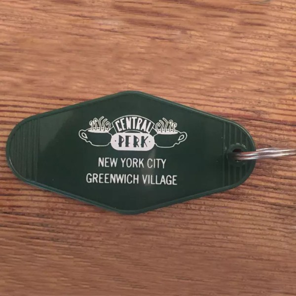 Unbranded CENTRAL PERK NYC FRIENDS THEMED Room Key Keychain Keyring