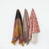 Creative Co-Op Patterned Wool and Acrylic Ruffled Throw Blanket, Multicolor