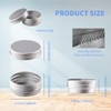 9 Pack Lip Balm Tins - 0.35 oz Empty Metal