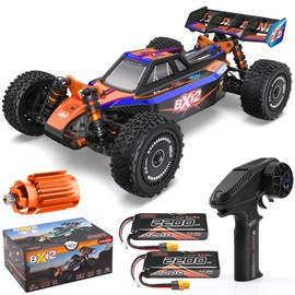 AINIUNIU 1:12 Brushless Fast Rc Cars for Adults Fast 42 MPH,Off Road Rc Car 4X4,Remote Control Car for Adults 4WD High Speed Racing RC Car with Two 3S 2200 mAh Truck Racing Buggy Suitable for Gifts