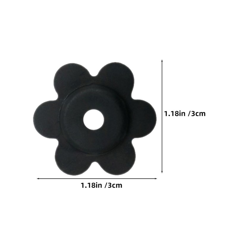 KONTONTY 12pcs Garden Flag Skid Stoppers Durable Lawn Flag Holders