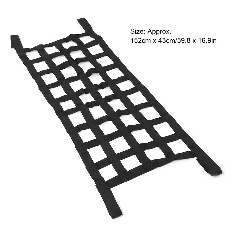 AMONIDA Car Trunk Mesh Bag, Car Roof Hammock, Rear Trunk,