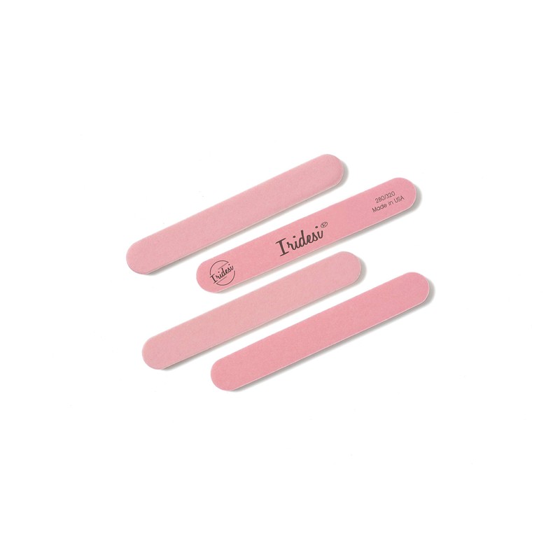 Iridesi Mini Nail Files Pink 3.5 Inches Long by 1/2