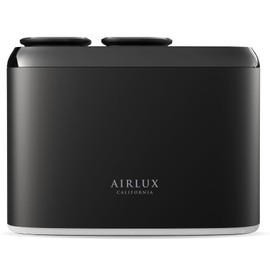Airlux Mars 100 Scent Diffuser, Elixair 3X Cold Air Essential Oil Diffuser for 1000 sq ft Home, Commercial Spaces, Office, Bathroom, Living Room Decor, Dual 50ml Tanks, Battery Powered (Black)