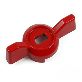 OUNONA 4 Pezzi Maniglia di Ricambio per Valvola a Sfera Maniglia di Chiusura Dell'acqua per Rubinetto Esterno Rubinetto da Giardino Riparazione di Ricambio 6x10mm
