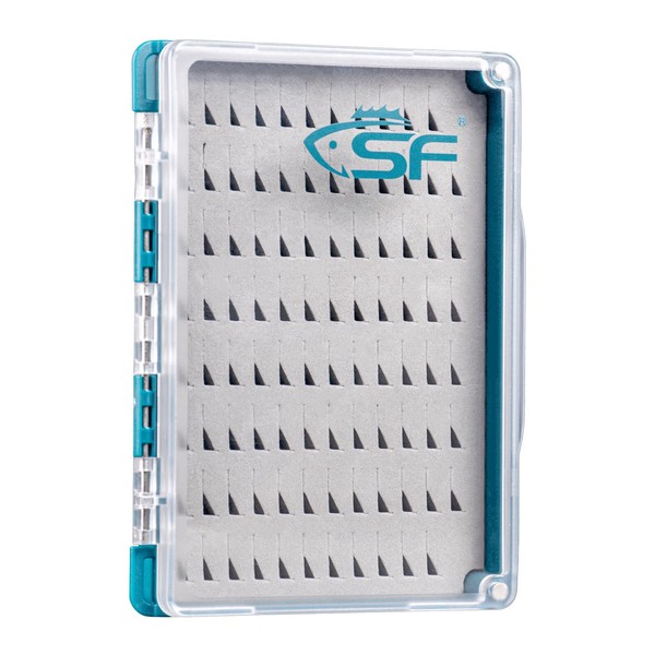 SF Fly Fishing Box Magnetic Closure Easy Grip Foam PC
