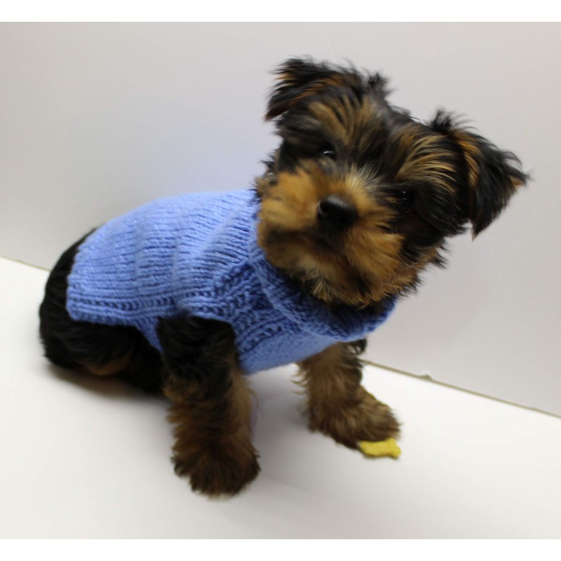Knitting Pattern for Plain Dogs Coat, 4 Sizes Included, Aran