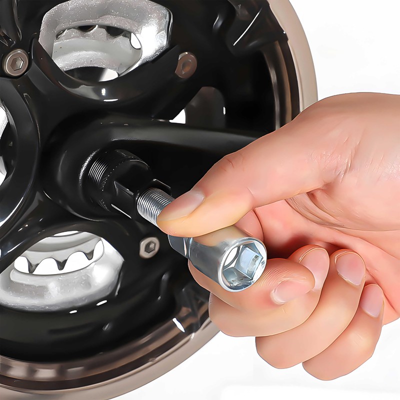 Retoo Bicycle Chain Whip Sprocket Remover Cassette Lock Ring Tool