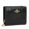 Coach C2862 CH594 Women's Bifold Wallet Wallet Compact Leather Wallet
