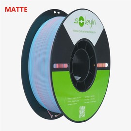 CREALITY 3D Creality Soleyin Ultra/Hyper RFID/CR Series 1.75mm Filaments Ultra PLA MATTE PETG Silk PLA TPU Carbon PC ABS High Precision 1KG Spools Eco Friendly Plant Powered:_Soleyin Ultra Matte Pla Fluorspar