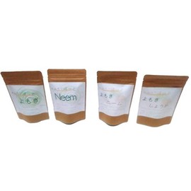 Organic Mugwort and Miracle Nemu Bath, 5 Packs, Ayurvedic Bath Salt, Pregnancy, Warm, Herbal Bath, Bath Salt, Medicinal Water, Wormwood Bath, Steamed Wormwood Bath (5 pc of Mugwort Bath Salt, 5 Piece of Miracle Neem Bath Salt, 5 Piece of Mugwort & Ginger