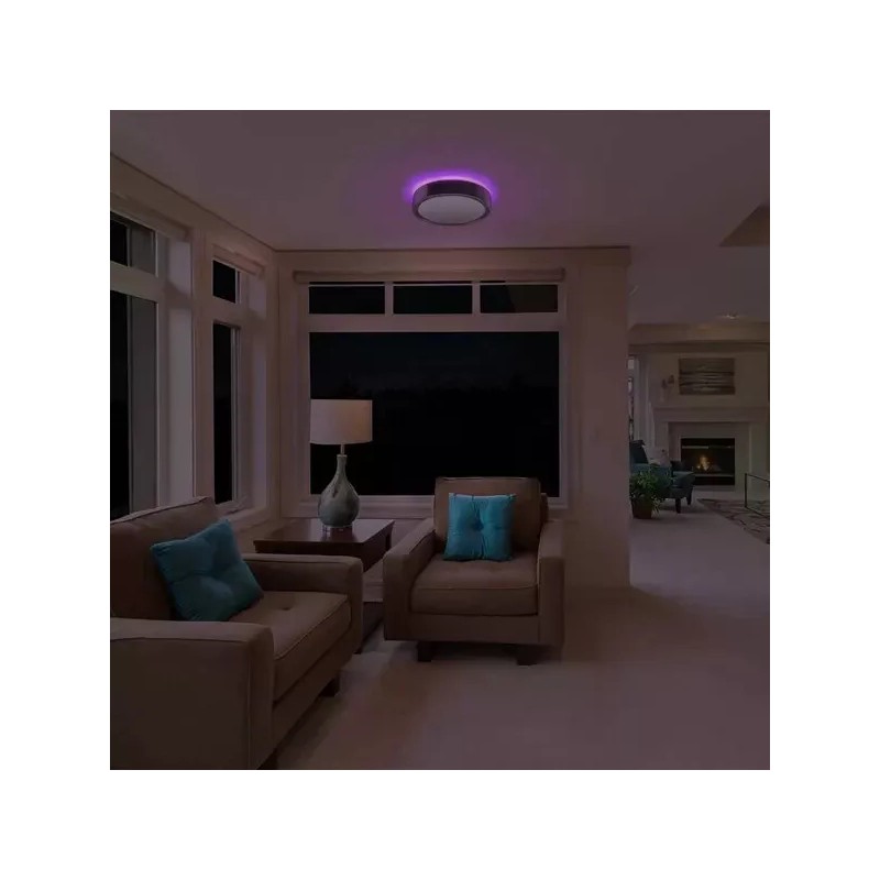 Koda 14” Smart LED Ceiling Light with Mood Lighting Motion