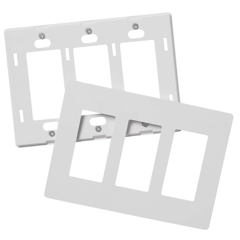 Faith SWP3-WH-01 Screwless Wall Plate Child Safe Outlet Covers, 4.68"