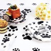 137 x 274 cm Dog Paw Print Tablecloth Jungle Animal