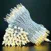 YULETIME Warm White LED Christmas Lights with White Wire, 66