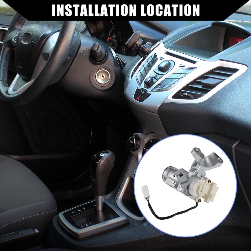 Hihaha Ignition Starter Switch with Lock Cylinder Keys for Toyota