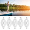 Pack of 5pcs Plastic Fishing Bubble Floats, Sea Coarse Surface