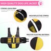 Queenmore Dog Life Jacket Lifesaver Preserver High Buoyancy with Emergency