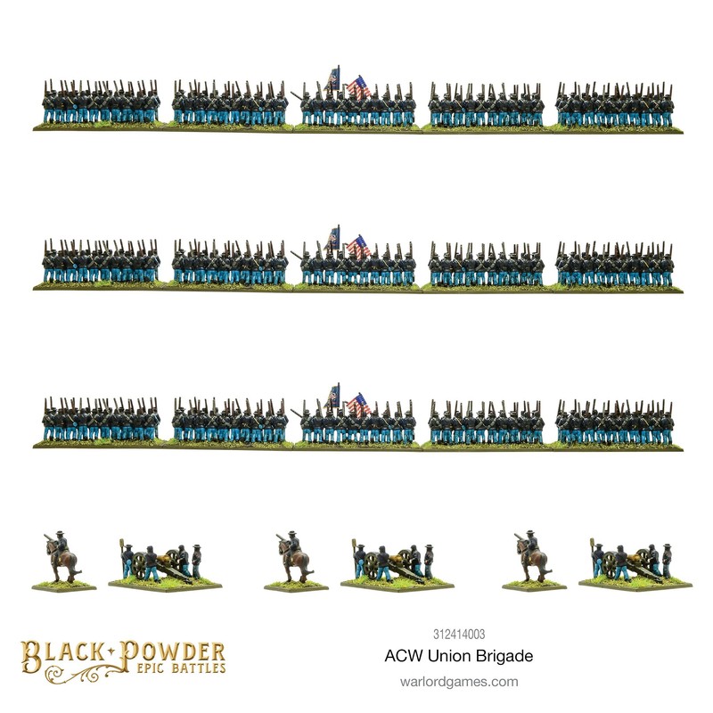 Warlord Black Powder Epic Battles American Civil War Union Brigade