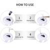 Miuffue Glue Rings for Eyelash Extensions, 150 Pcs Smart Glue