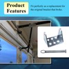 Garage Door Openers 41A4353 Header Bracket W/Clevis Pin, Fit for