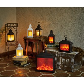 Kameyama Illuminine Mini Lantern, W Size: Approx. W 4.1 inches (10.5 cm), L 4.1 inches (10.5 cm), H10.7 inches (27.5 cm), PE660-00-02W