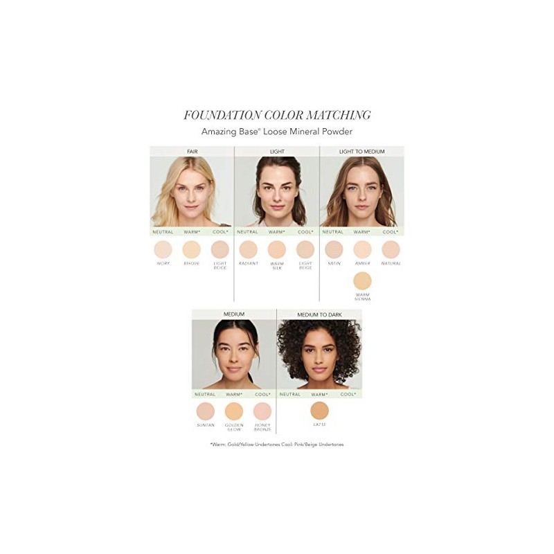 jane iredale Amazing Base Loose Mineral Powder, Honey Bronze, 0.37