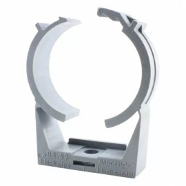 H-Lock 2" HDPE GRAY Clamp Hangerlok for PVC pipe. Adjusts to Holds pipe securely. USA