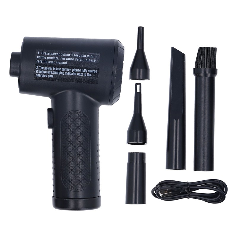 Cordless Compressed Air Duster 51000RPM Rechargeable PC Deep Cleaning Handheld