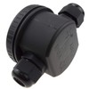 Outdoor IP65 UV Waterproof Round Crossing Box Housing For Electric