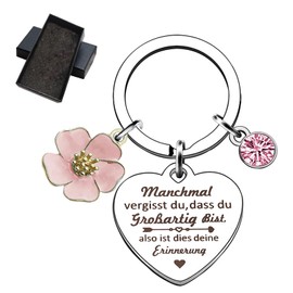 NEODTX Gifts for Women Key Ring Small Gifts for Girlfriend Wife Women's Birthday Gift for Young Women, Gift Ideas Small Gift Set for Mum Sisters, silver