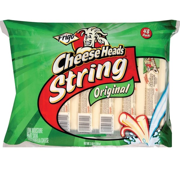 Generic Cheese Heads Frigo String Cheese 1 OZ x 48