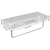Acrylic Bathroom Shelves Light Luxury Modern Clear Stone Pattern Punch