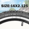 SIMEIQI Bike Tire 16x2.125 for Mountain BMX Replacement Bicycle Tyre
