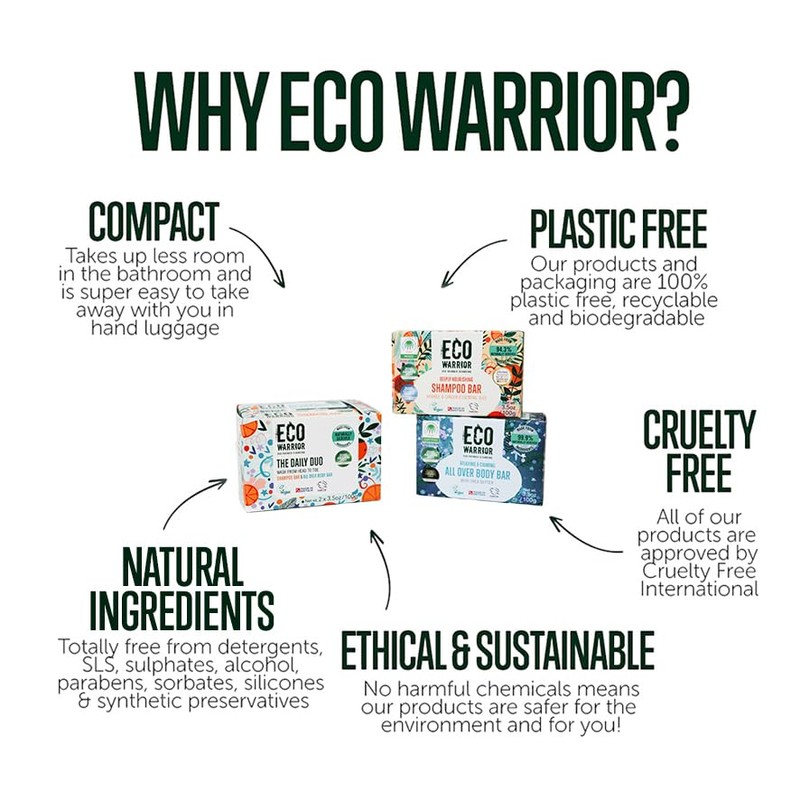 Eco Warrior Daily Duo Shampoo & Soap Bar Gift Pack