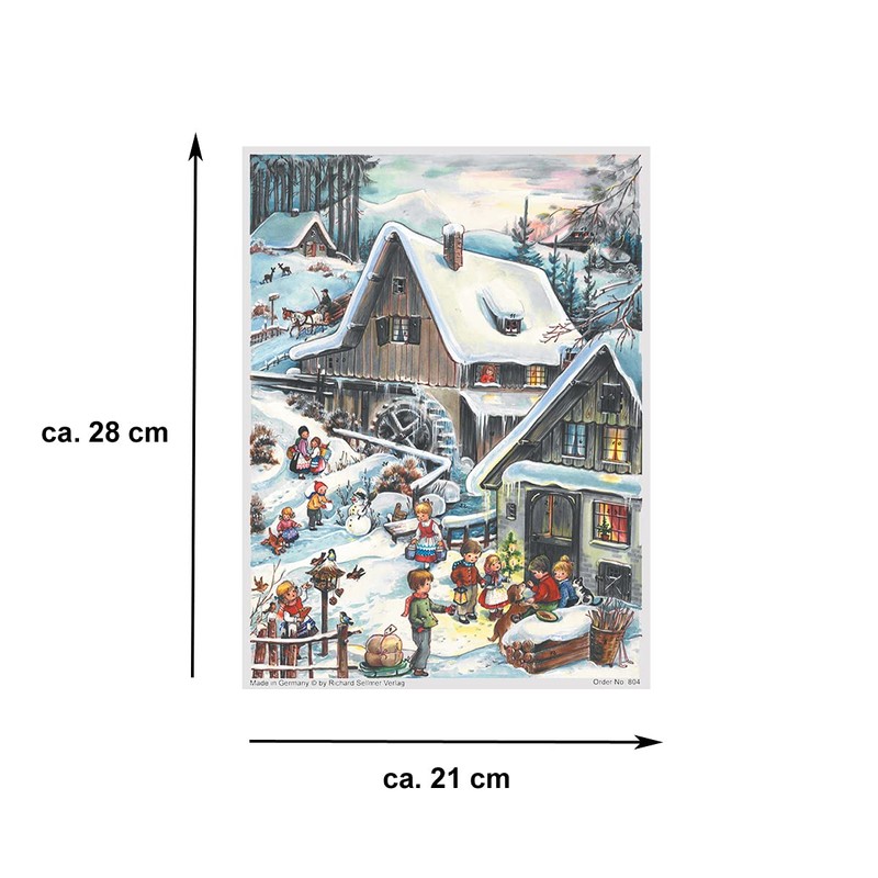 Nostalgic Advent Calendar / Christmas Calendar for Children and Adults