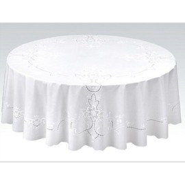 maipa-rure-sute-burukurosu Minuet and Trio Series 152 cm Round White Sherri WH