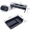 PIMCAR 2PCS Center Console Organizer and Armrest Tray for Honda