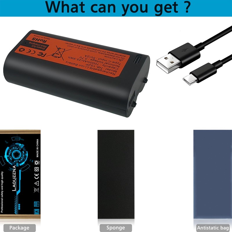 LAQUEENA HB-1S2P Battery Compatible with myQ Smart Garage Video Keypad