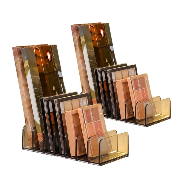 Makeup Palette Organizer,Acrylic Eyeshadow Palette Pallet Holder,7 Sectons BPA-Free Divided