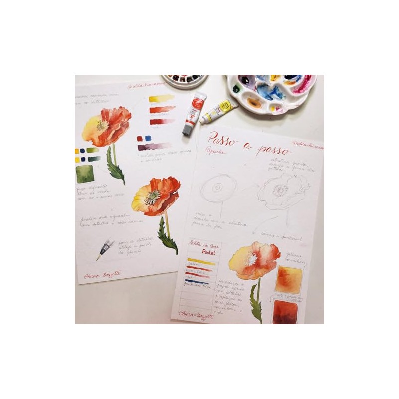 Pentel Arts Acuarelas, Colores Vívidos, Estuche con 24 Piezas, WFRS-24