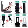 COOYOO Dog Seat Belt,3 Piece Set Retractable Dog Car Harness
