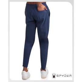 Spyder Mens Work Pants - Lightweight Stretch Athletic Joggers for Men - Moisture Wicking Pants for Work or Casual Golf Wear, Size Medium, Navy