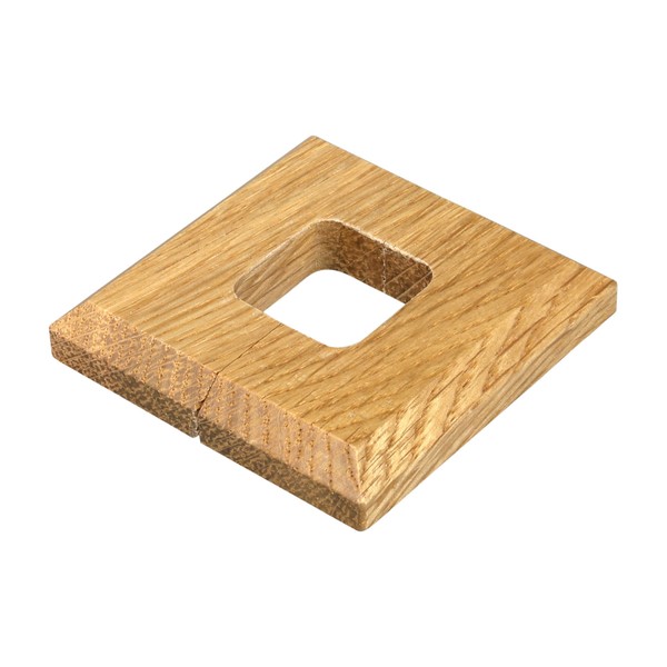 Pack of 2 Single Heating Pipe Rosette for Stand Consoles,