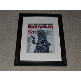 Iron Maiden Killers 1981 Advertisement Framed Print Tour Poster 14"x17"