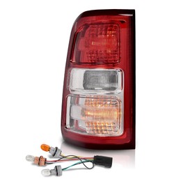 DOTCOM Tail Light Assembly Rear Brake Lamp w/Bulb Left Driver Side Fit For Dodge Ram 1500 2019-2023/Not Fit Ram 1500 Classic Models and LED Type Tail Light Models 55112989AE CH2800221