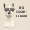 CafePress No Problem Llama Tote Bag Reusable Natural Beige Canvas