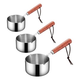 Mini Soup Pot Breakfast Pot   Seasoning Bowl Porridge Cooking Pot Nonstick Milk Pan Small Saucepan for  Oil Restaurant Cookware - Color: 125ml
