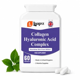 Collagen Supplements for Women & Men with Hyaluronic Acid, Biotin, Vitamin C & Vitamin E 60 Capsules – Marine Collagen Complex